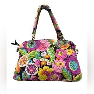 RETIRED 2012 VINTAGE Vera Bradley VaVa Voom Handbag Shoulder Bag Floral Quilted